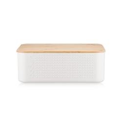 Boite à pain avec couvercle 29 cm en bambou blanc -  Rectangle Plastique Bodum 29.5x19.5 cm - blanc 0699965341398_0