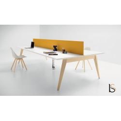 Bureau bench 2/4/6/8 personnes? avec finitions au choix - Pigreco up - Martex_0