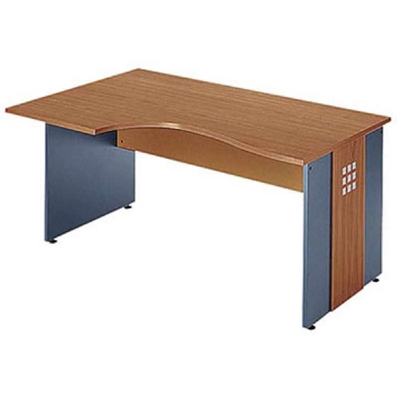 Bureau Pronto Bois L.160 cm Noir / Chêne - JPG