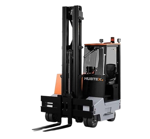 Chariot Multidirectionnel Électrique HUBTEX FLUX pour la manutention de palettes et charges longues en Isère et Rhône   -  disponible en achat neuf et en location de courte à longue durée_0
