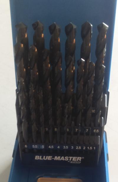 Coffret 25 forets métaux HSS - queue 3 méplats - Steam Tin TIVOLY