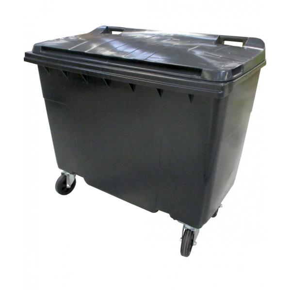 Conteneur poubelle Sulo - 500 litres - Jaune (RAL 1018) - 4 roues - jusqu'à 200 kg de charge_0