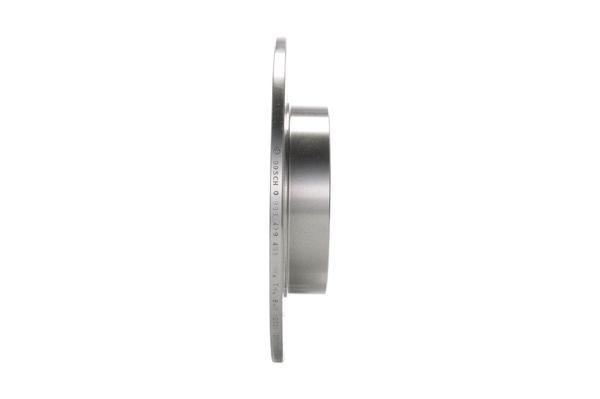 Disque de frein Bosch 0986479451 - boîte de 2 - arrière - type plein - 5 trous - épaisseur 9 mm_0