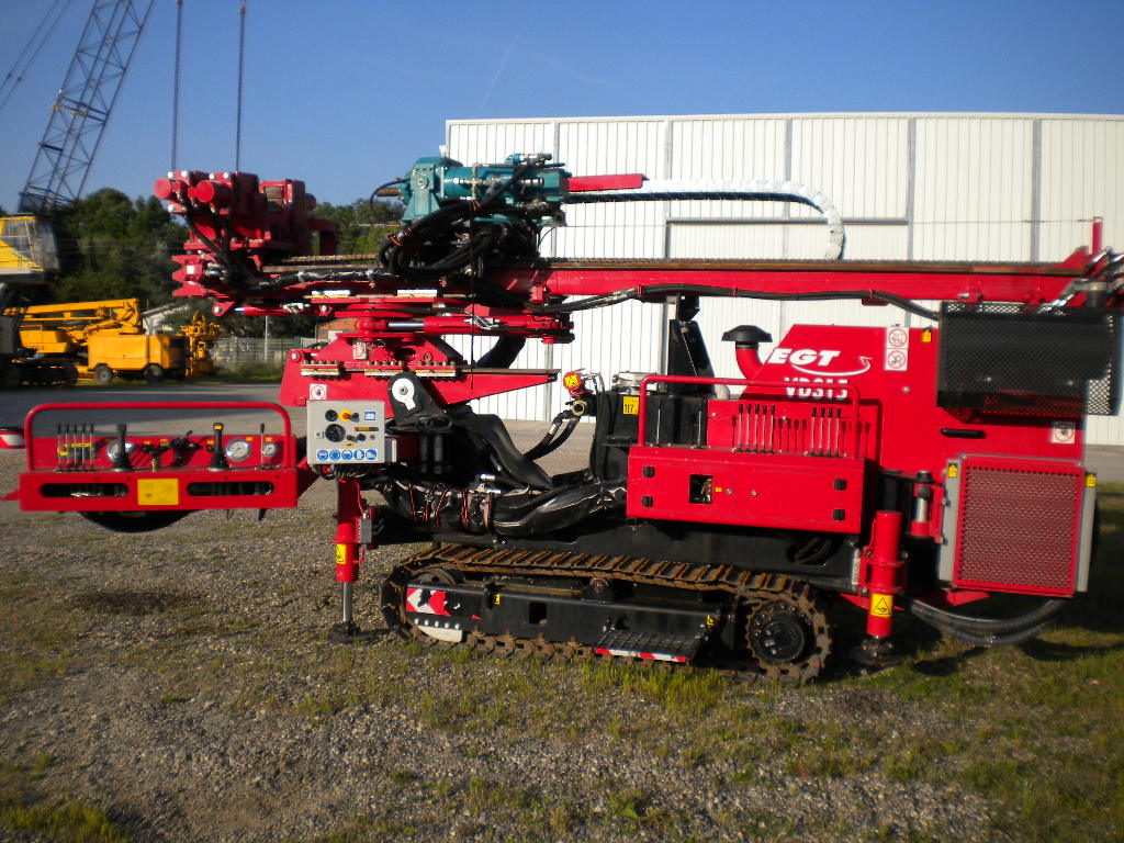 Foreuse sur chenilles EGT VD315 N°1231 - 2009 d'occasion - 7 500 kg, 110 kW, micro pieux et géothermie_0