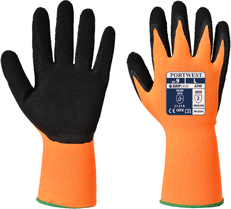 Gant grip hivis orange noir a340, m_0