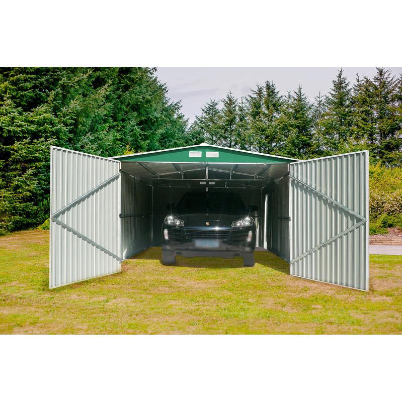 Gardiun Garage Voiture Metallique Nonrfolk 16 M Exterieur 4x380x232 Cm Comparer Les Prix De Gardiun Garage Voiture Metallique Nonrfolk 16 M Exterieur 4x380x232 Cm Sur Hellopro Fr