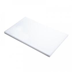 Gastro M Planche à découper 600 x 400 mm, sans rigole, polyéthylène blanc - 3666562000833_0