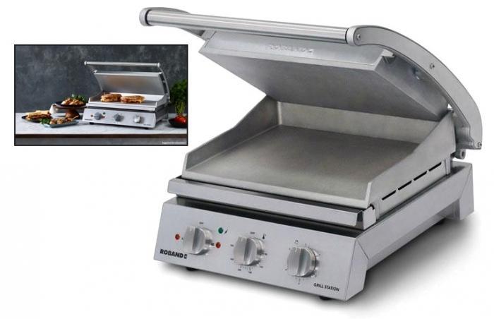 Grill contact lisse professionnel 2000w roband_0