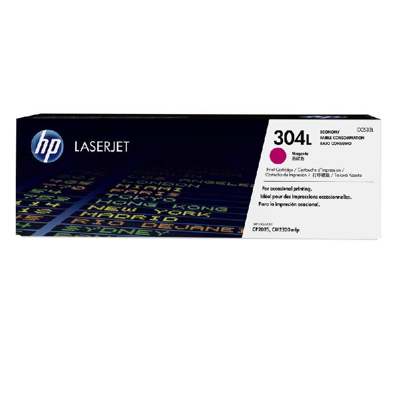 HEWLETT PACKARD TONER ORIGINAL 304L (CC533L) - COULEUR: MAGENTA