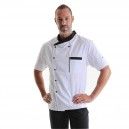 Masterchef-blanc-noir-mc-s - veste de cuisine - manelli - coloris blanc_0