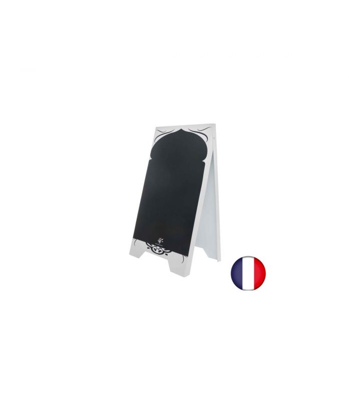 Chevalet stop trottoir en plastique - 100 x 55 cm - Orient_0