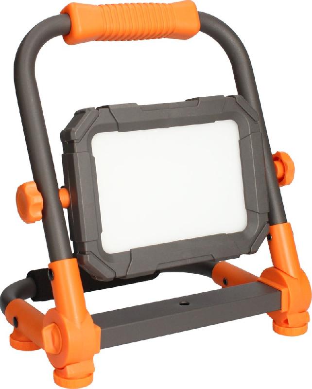 Projecteur de chantier LED rechargeable 20W - 2000lm - Batterie Lithium-ion 8800mAh - IP44 - IK08_0