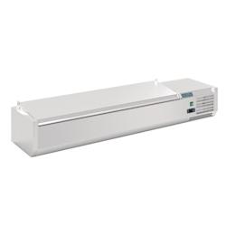 Saladette À Poser avec Couvercle Série G -  7 x GN 1/4 - Polar - 5050984593994_0