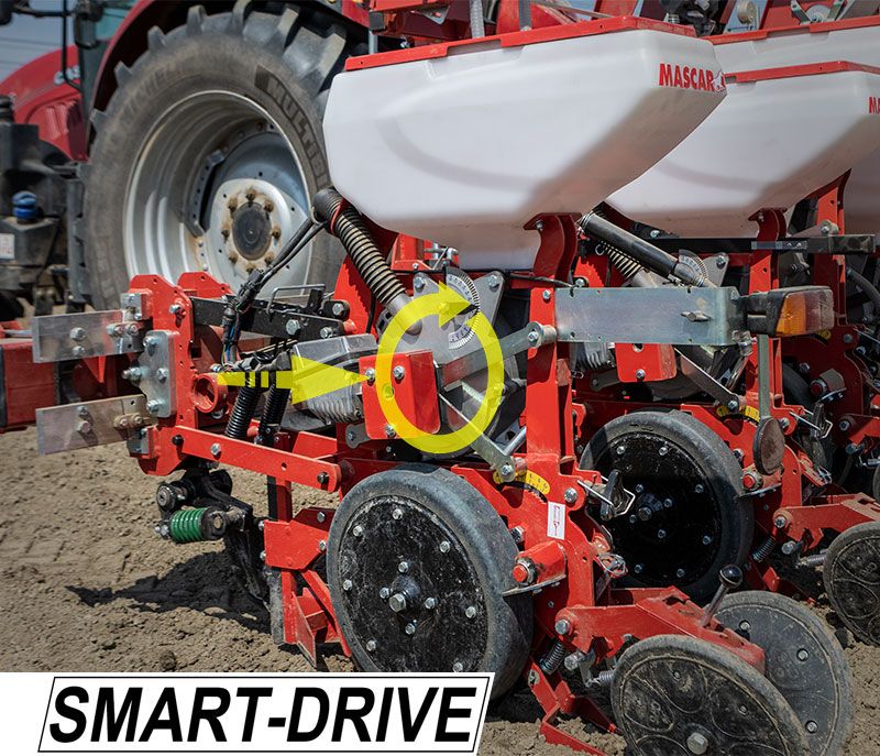 Smart-drive - semoir agricole - mascar s.P.A. - compteur d’hectares total et partiel_0