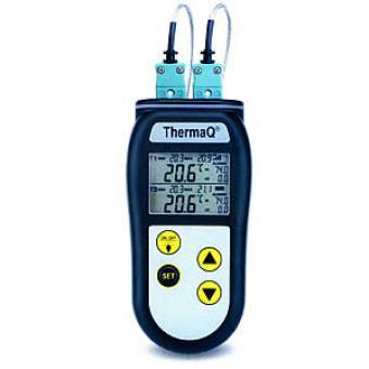 Thermométre double sondes type k avec alarmes_0
