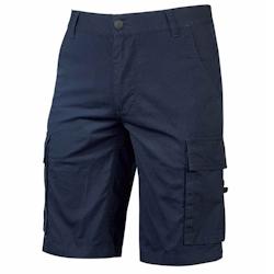 U-Power - Bermuda de travail bleu foncé Slim SUMMER Bleu Foncé Taille S - S bleu 8033546366356_0