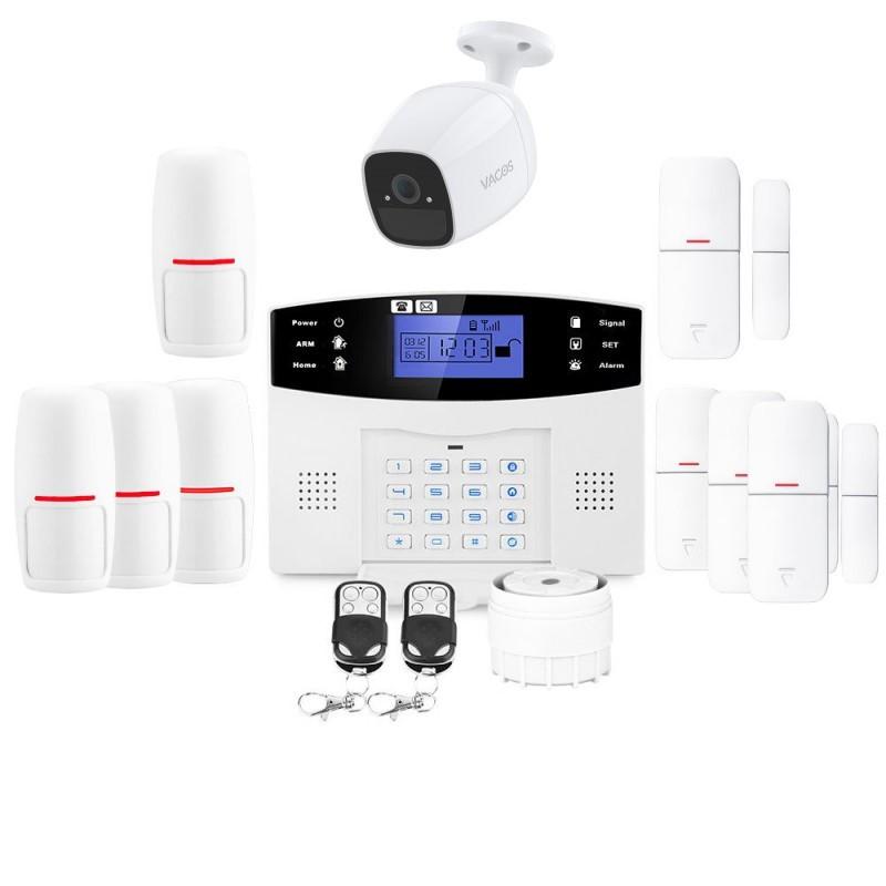 Alarme maison sans fil GSM Lifebox - caméra sans fil - Evolution kit connecté avec 4 détecteurs de mouvement et 4 détecteurs d'ouverture_0
