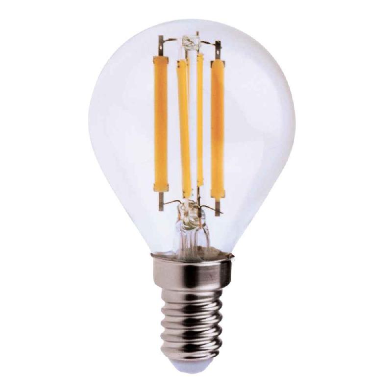 Ampoule à filament led, mini-sphérique p45, 6w / 806lm, culot e14, 2700k_0