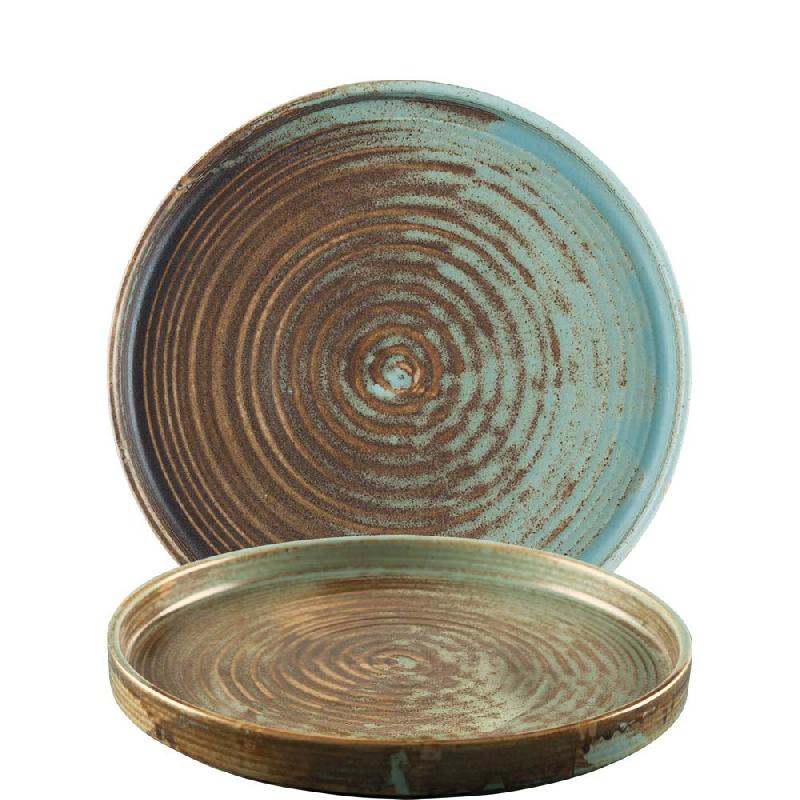 ASSIETTE PLATE BONNA CORAIL, PORCELAINE HAUT DE GAMME, 28 CM