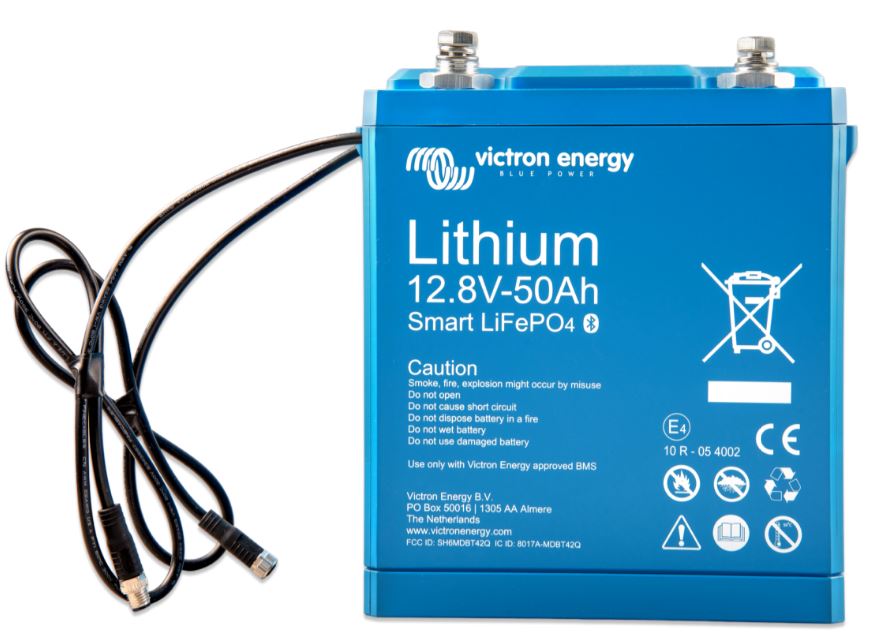 Batterie lithium 50Ah 12V SMART VICTRON - Autonomie électrique avec Bluetooth et longue durée de vie_0