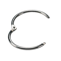 BOÎTE 10 ANNEAUX ARTICULÉS MÉTAL Ø 40 MM