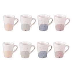 Coffret de 8 tasses 9 cl Rio -  Multicolore Rond Porcelaine Table Passion 7.9x cm - multicolore porcelaine 3106232781353_0