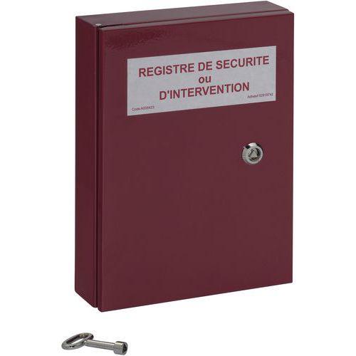 COFFRET POUR REGISTRE DE SÉCURITÉ