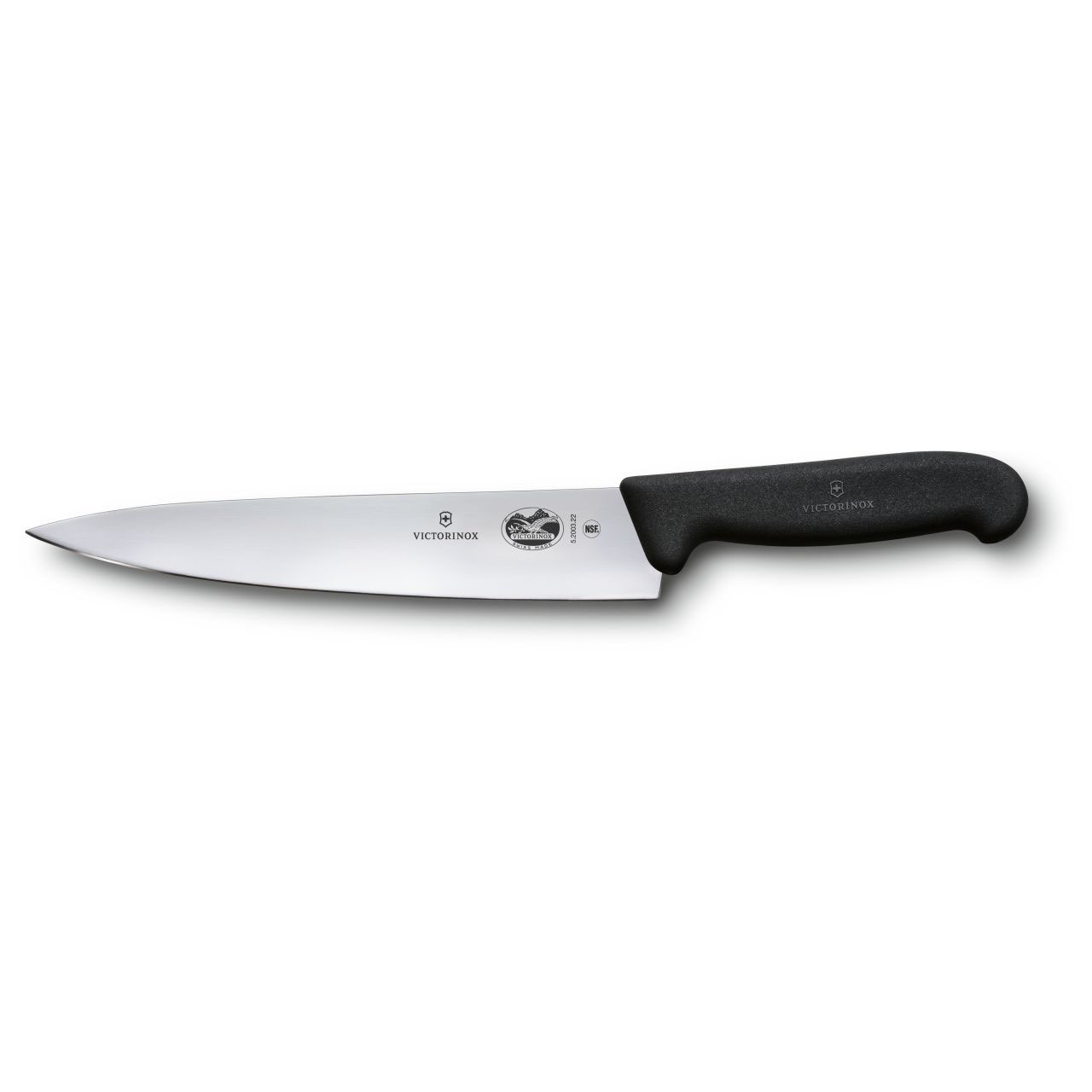 COUTEAU À DÉCOUPER LAME 25CM MANCHE SYNTHÉTIQUE NOIR - FIBROX - VICTORINOX