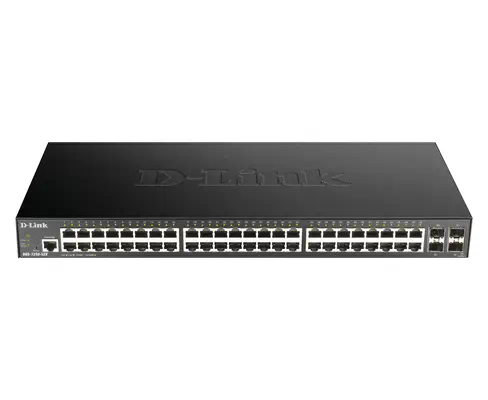 D-Link DGS-1250-52X Géré L3 Gigabit Ethernet (10/100/1000) Noir_0