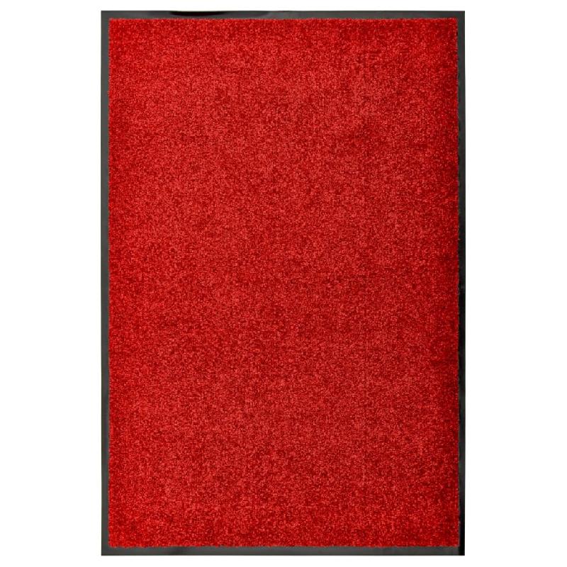 Décoshop26 - Paillasson lavable Rouge 60x90 cm DEC023184 - rouge 3001217069603_0