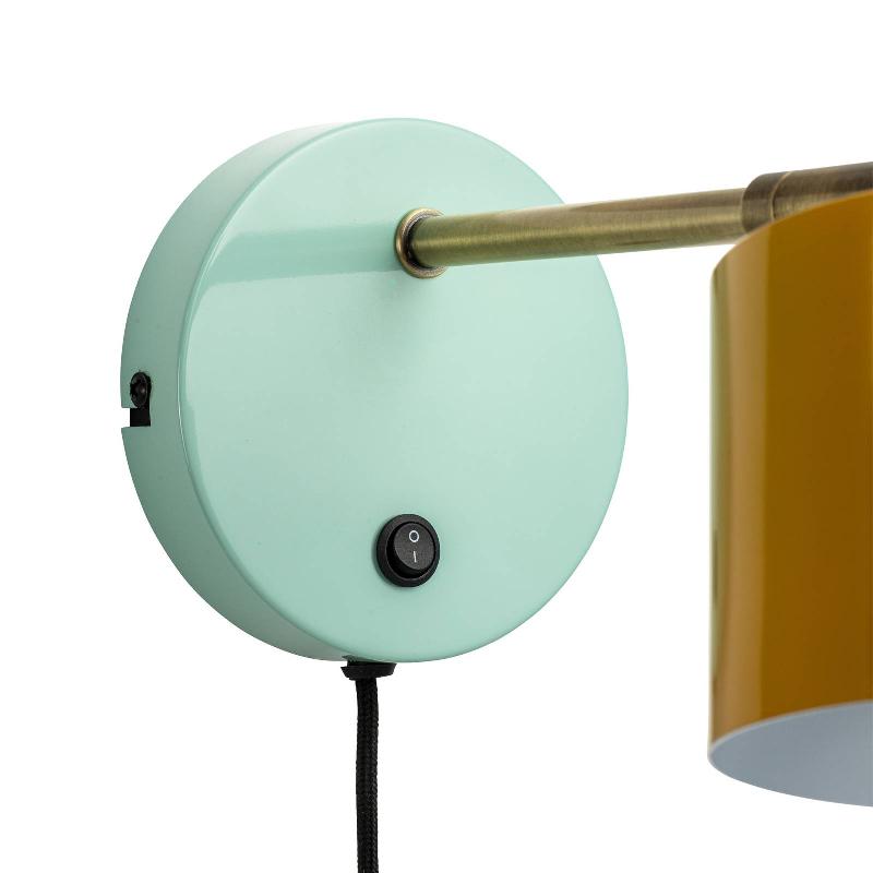 DYBERG LARSEN OCEAN APPLIQUE CURRY/TURQUOISE