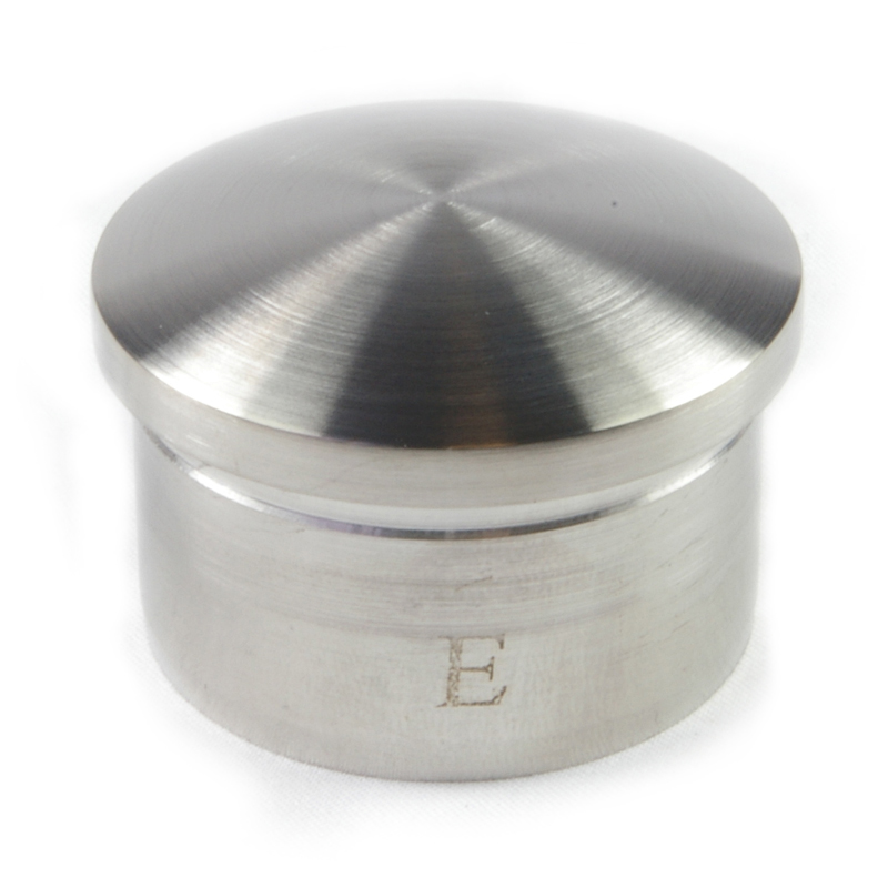 EMBOUT INOX 316 À COLLER - ARRONDI - 16MM