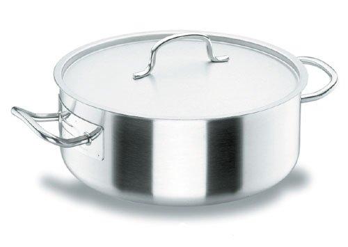 FAITOUT INDUCTION AVEC COUVERCLE INOX 18/10 - Ø 28 CM - LACOR - CHEF CLASSIC