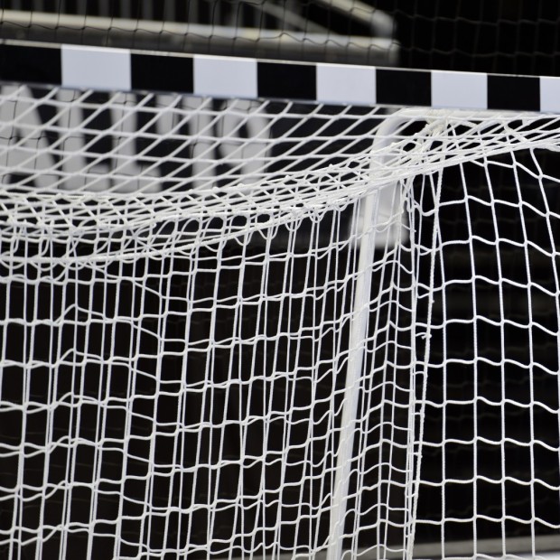Filet amortisseur Handball Lot de 2 Blanc Noir Vert - Polypropylène haute résistance OEKO-TEX® STANDARD 100 Classe I_0