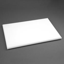 Planche à découper polyéthylène 45 x 33 cm blanche - Hygiplas - blanc plastique J038_0
