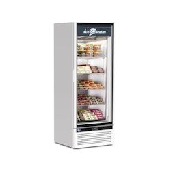 Iarp Vitrine verticale négative  GLEE 55 LITE, 670 x 741,5 x 1965 mm, ventilé, blanc, présentation glaces - 8027803517803_0