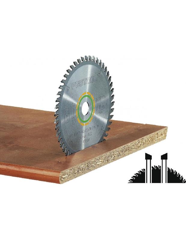 LAME DE SCIE CIRCUALIRE WOOD FINE CUT 210X30X2,4MM POUR LE BOIS W52 52 DENTS - FESTOOL - 493199