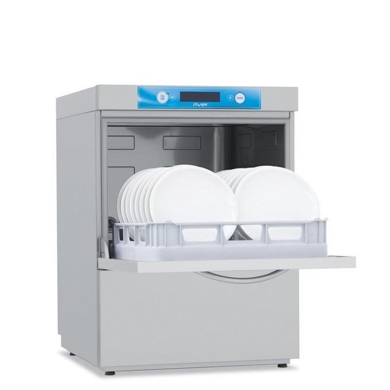 Lave-vaisselle avec adoucisseur Tri 400V Panier 500x500mm 7900W Gamme RIVER Elettrobar Furnotel_0