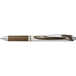 LOT DE 7 - STYLO ROLLER ENCRE GEL ENERGEL BL77, SEPIA