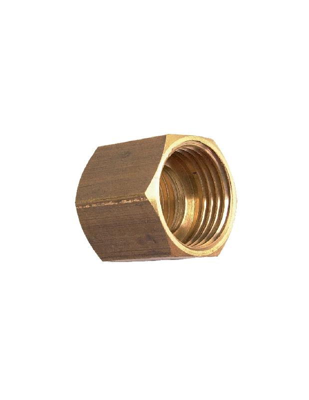 MANCHON DOUBLE FEMELLE AVEC BUTÉE 20/27 LAITON - GARIS - D08504B