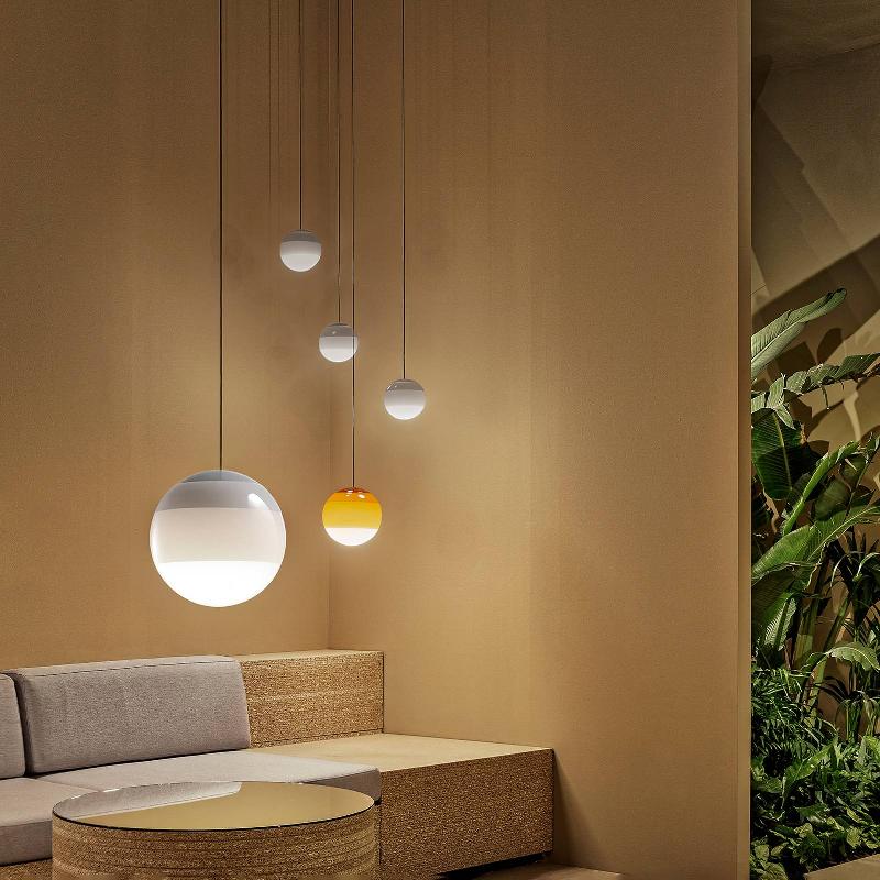 MARSET DIPPING LIGHT LED SUSPENSION Ø 20 CM BLANC