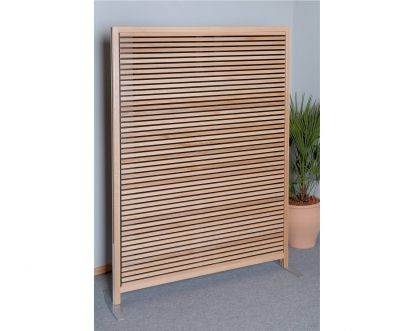 Mx 250 - Cloison acoustique - Ardal - Ossature hêtre massif - 2 faces absorbantes avec lames horizontales_0