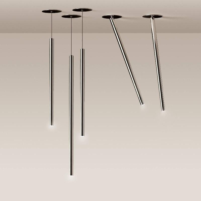 NEMO CANNA NUDA PLAFONNIER LED, CHROMÉ