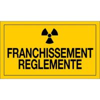 PANNEAU FRANCHISSEMENT RÈGLEMENTÉ