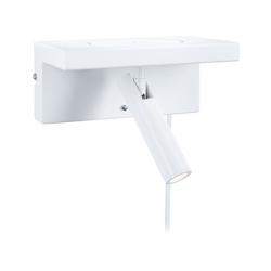 Paulmann Applique LED 3-Step-Dim Jerik USB C   3000K 160lm 230V 2,4W gradable Blanc dépoli 71106 - blanc métal 71106_0