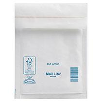 POCHETTE À BULLES D'AIR KRAFT BLANC 110 X 160 MM MAILLITE 92 G - CARTON DE 200