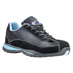 Portwest - Baskets de sécurité pour femmes S1P HRO Noir / Bleu Taille 39 - 39 noir matière synthétique 5036108183630_0