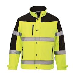 Portwest - Softshell de travail 3 couches bicolore jaune HV Jaune Taille 2XL - XXL jaune 5036108194643_0