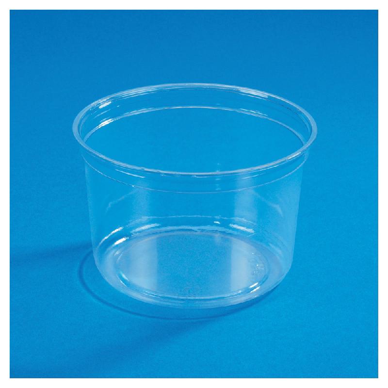 Pot plastique fraîcheur 47,3 cl - Transparent - Lot de 50_0