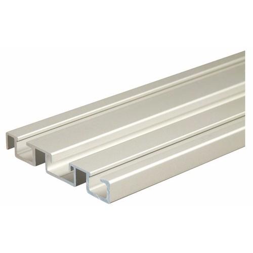 RAIL BAS POUR PORTE COULISSANTE - 5140 MM - ARGENT - P300-19 SEED